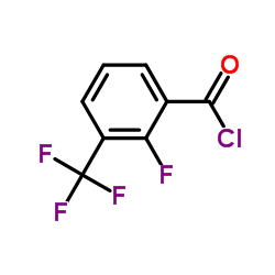 2-氟-3-(三氟甲基)苯甲酰氯结构式