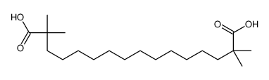 2,2,15,15-tetramethylhexadecanedioic acid Structure