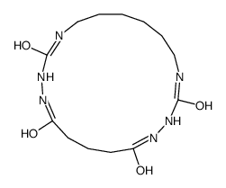 1,2,4,11,13,14-hexazacyclononadecane-3,12,15,19-tetrone结构式