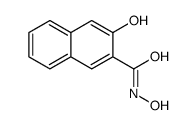 3-HYDROXY-2-NAPHTHOHYDROXAMICACID结构式