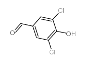 3,5-二氯-4-羟基苯甲醛结构式