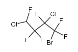 1-bromo-2,4-dichloro-1,1,2,3,3,4-hexafluoro-butane Structure
