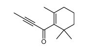 Dehydro-β-damascon <1-(But-2-inoyl)-2,6,6-cyclohexen>结构式