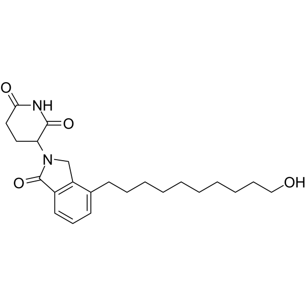 Lenalidomide-C10-OH Structure