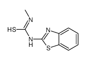 Thiourea, N-2-benzothiazolyl-N-methyl- (9CI)结构式