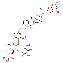 知母皂苷H1结构式
