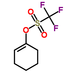 1-环状己烯三氟甲烷磺酸结构式