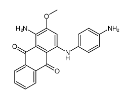 1-amino-4-(4-aminoanilino)-2-methoxyanthracene-9,10-dione Structure