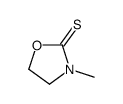 3-methyl-1,3-oxazolidine-2-thione Structure