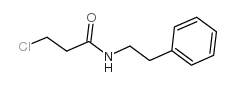 3-氯-N-(2-苯基乙基)丙酰胺结构式