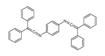 N-[4-(2,2-diphenylethenylideneamino)phenyl]-2,2-diphenylethenimine Structure