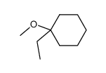 (1-ethyl-cyclohexyl)-methyl ether结构式