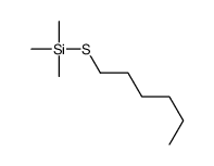 hexylsulfanyl(trimethyl)silane Structure
