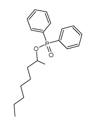 Diphenylphosphinsaeure-(1-methyl-heptylester)结构式