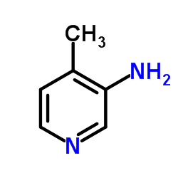 3-氨基-4-甲基吡啶结构式