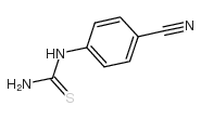 4-cyanophenylthiourea Structure
