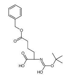 (S)-6-(BENZYLOXY)-2-((TERT-BUTOXYCARBONYL)AMINO)-6-OXOHEXANOIC ACID Structure