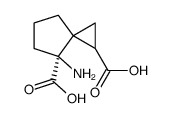 (4S)-(9CI)-4-氨基-螺[2.4]庚烷-1,4-二羧酸结构式