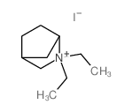 2-Azoniabicyclo[2.2.1]heptane,2,2-diethyl-, iodide (1:1)结构式