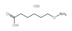 6-氨基氧基己酸氢溴酸盐结构式