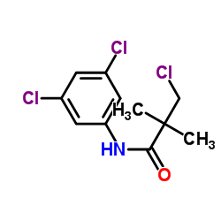 3-Chloro-N-(3,5-dichlorophenyl)-2,2-dimethylpropanamide结构式