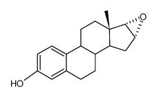 16 beta,17 beta-epoxy-1,3,5(10)-estratrien-3-ol Structure