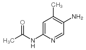 4-甲基-2-乙酰氨基-5-氨基吡啶结构式