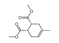 (+/-)-cis-4-methyl-cyclohex-4-ene-1,2-dicarboxylic acid dimethyl ester Structure
