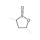 3,5-Dimethyl-1,2-oxathiolan-2-oxid结构式
