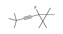 1-(3,3-dimethylbut-1-ynyl)-1-fluoro-2,2,3,3-tetramethylcyclopropane Structure