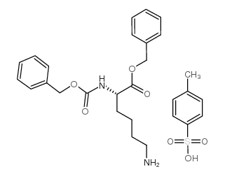 z-l-lysine benzyl ester 4-toluenesulfonate salt结构式