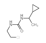 3-(2-chloroethyl)-1-(1-cyclopropylethyl)urea结构式