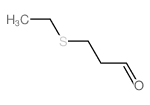 3-ethylsulfanylpropanal结构式