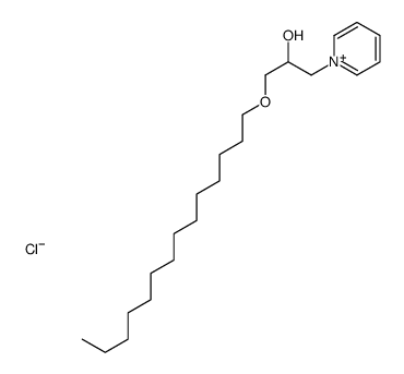 1-pyridin-1-ium-1-yl-3-tetradecoxypropan-2-ol,chloride结构式