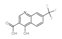 4-Hydroxy-7-(trifluoromethyl)quinoline-3-carboxylic acid Structure