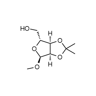 ((3aR,4R,6S,6aR)-6-Methoxy-2,2-dimethyltetrahydrofuro[3,4-d][1,3]dioxol-4-yl)methanol Structure