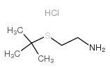 2-(TERT-BUTYLTHIO)ETHYLAMINE HYDROCHLORIDE Structure
