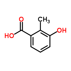 3-Hydroxy-2-methylbenzoic acid structure