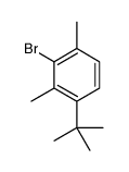3-bromo-1-tert-butyl-2,4-dimethylbenzene结构式