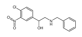 α-<4-Chlor-3-nitrophenyl>-β-aminoaethanol结构式