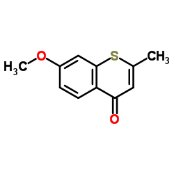 7-甲氧基-2-甲基-4H-硫代色烯-4-酮结构式