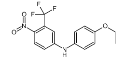 N-(4-ethoxyphenyl)-4-nitro-3-(trifluoromethyl)aniline结构式