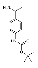 4-(1-氨基乙基)苯基氨基甲酸叔丁酯结构式