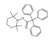 2,2,6,6-tetramethylpiperidin-1-yl 2,2,2-triphenylacetate Structure