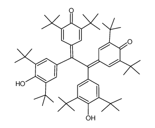 4,4'-[bis(3,5-di-t-butyl-4-hydroxyphenyl)ethanediylidene]bis(2,6-di-t-butylcyclohexa-1,5-dienone)结构式