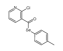 4-methylphenyl ester of 2-chloro-selenonicotin acid结构式