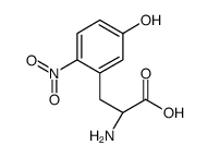 (2S)-2-amino-3-(5-hydroxy-2-nitrophenyl)propanoic acid结构式