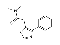 N,N-dimethyl-2-(3-phenylthiophen-2-yl)acetamide Structure