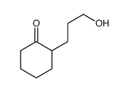 2-(3-hydroxypropyl)cyclohexan-1-one Structure