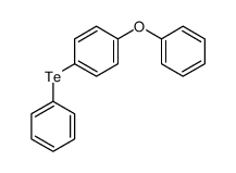 1-phenoxy-4-phenyltellanylbenzene结构式